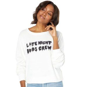 Wildfox “Late Night Boos Crew” Baggy Beach Jumper